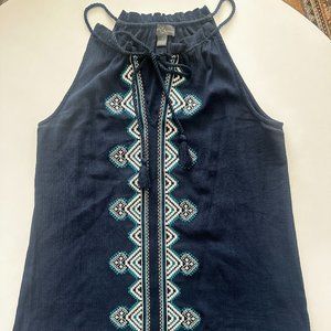 navy blue tank